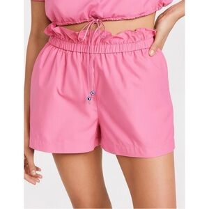 STAUD High Waist Caterina Women's Shorts in wild orchid